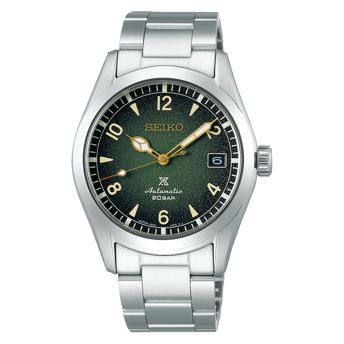 Seiko PROSPEX 38mm Alpinist Green Dial SPB155J1